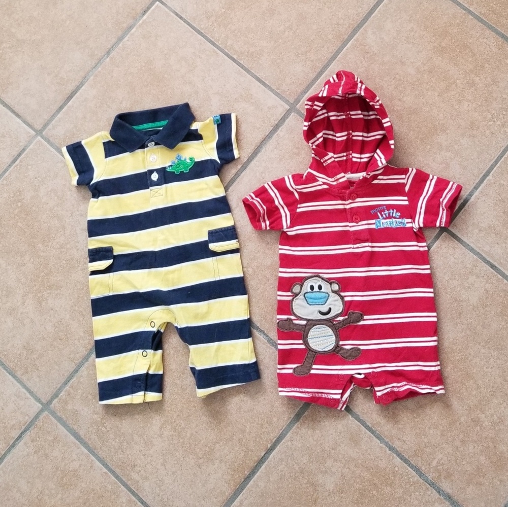 Little Boys Footless Onesies